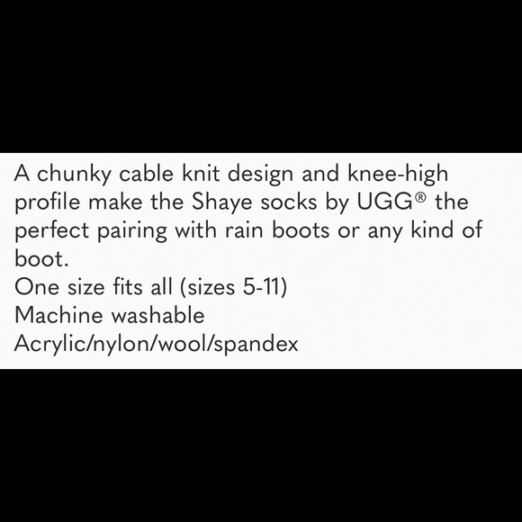 UGG Shayne Boot Socks - Picture 7 of 7